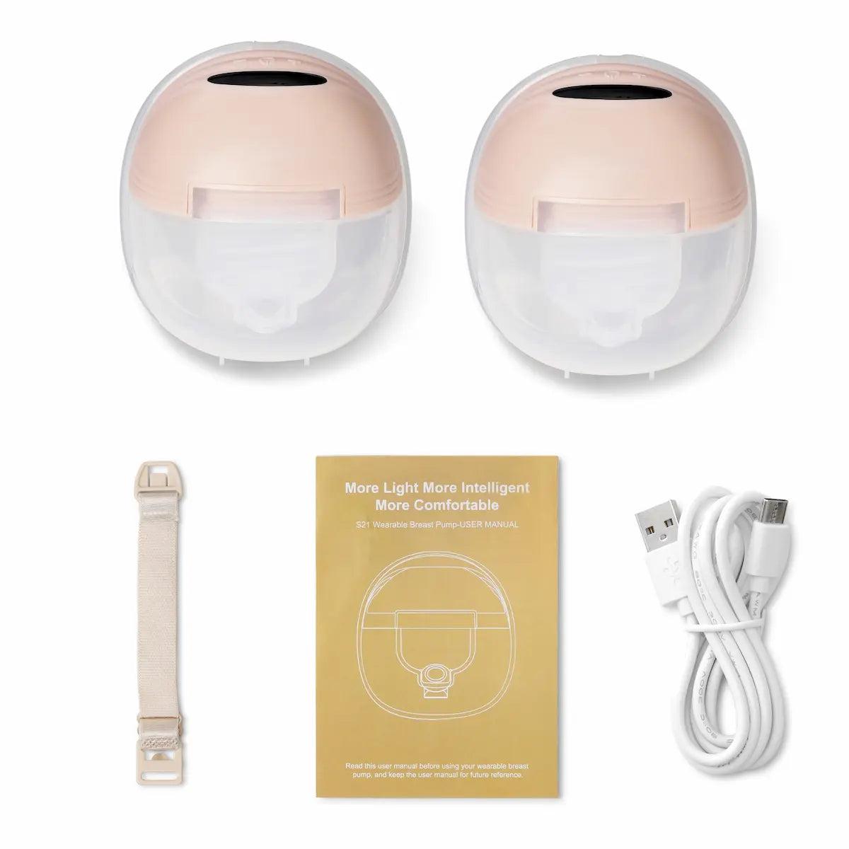 BabyMart S21 elektrisk håndfri dobbeltbrystpumpe