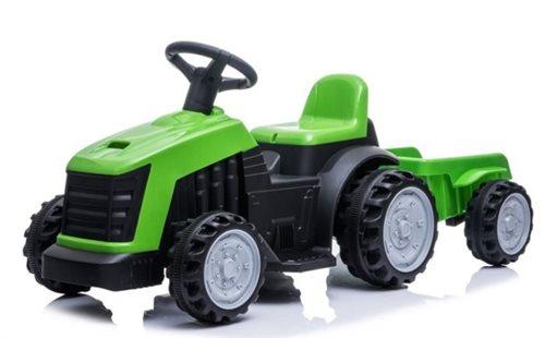Azeno 6V Farmer eltraktor med trailer