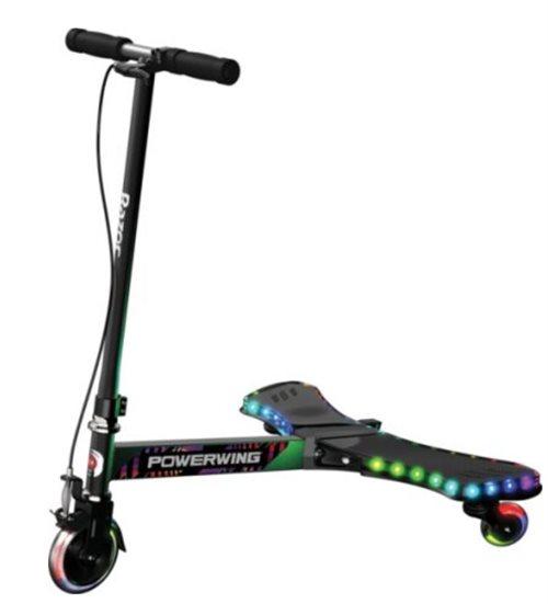 Razor Powerwing Lightshow trehjulet driftløbehjul med lys i hjulene